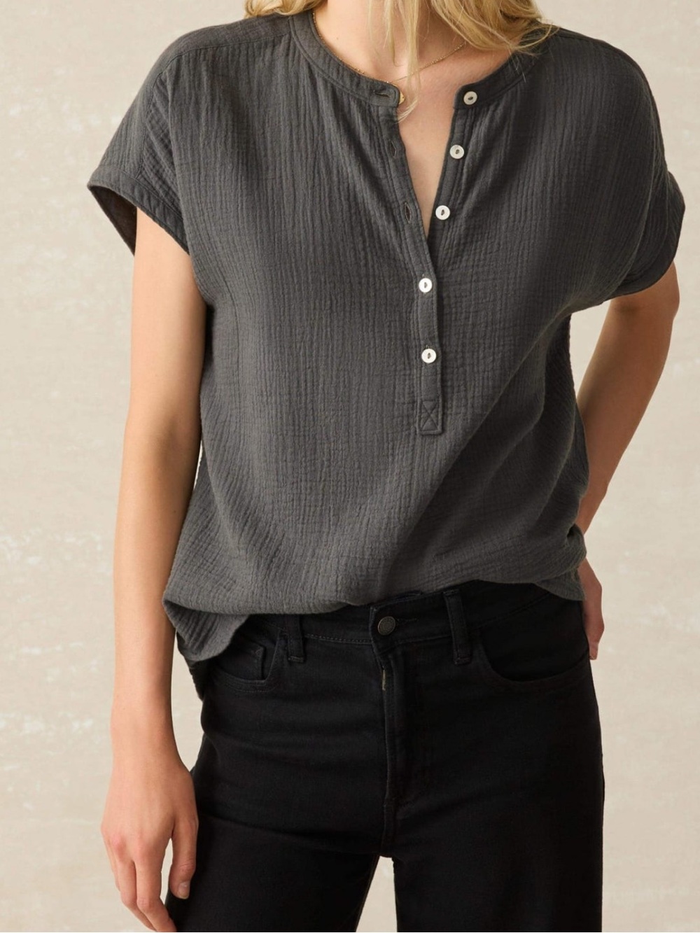 Faherty Dream Cotton Gauze Desmond